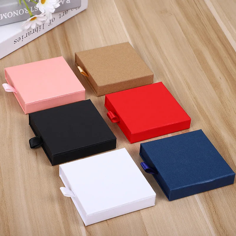 10Pcs Kraft Paper Drawer Jewelry