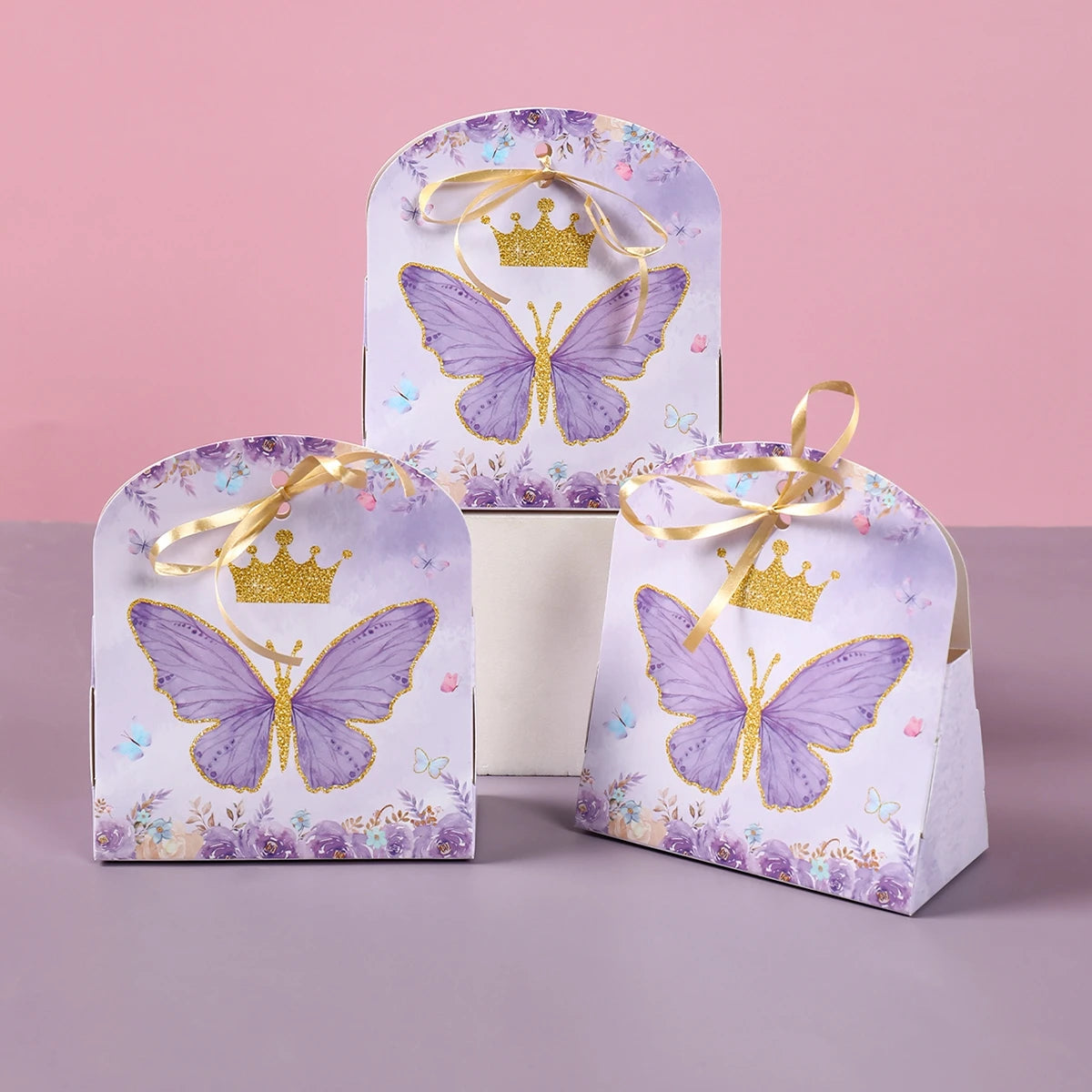 Purple Pink Butterfly Candy Box Spring Butterfly Theme