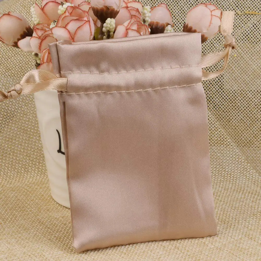 10/25/50pcs/ lot Silk Jewelry Gift Bag