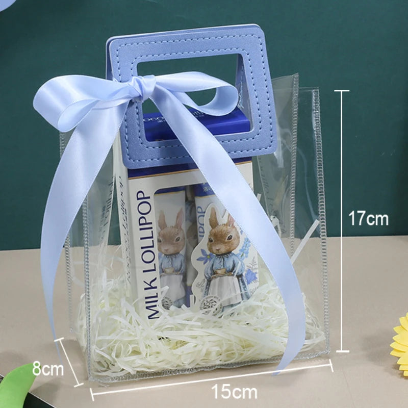 10 PCS Transparent PVC Gift Bags