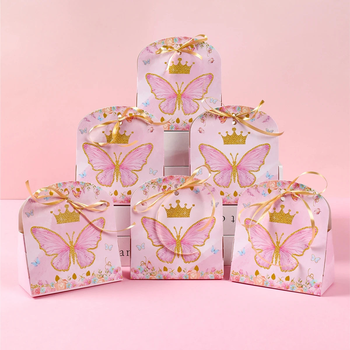 Purple Pink Butterfly Candy Box Spring Butterfly Theme
