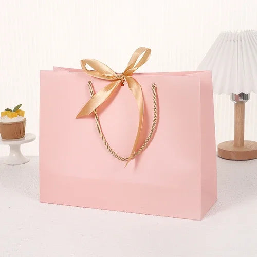 10pcs/lot High Quality Pretty Pink Gift Bag