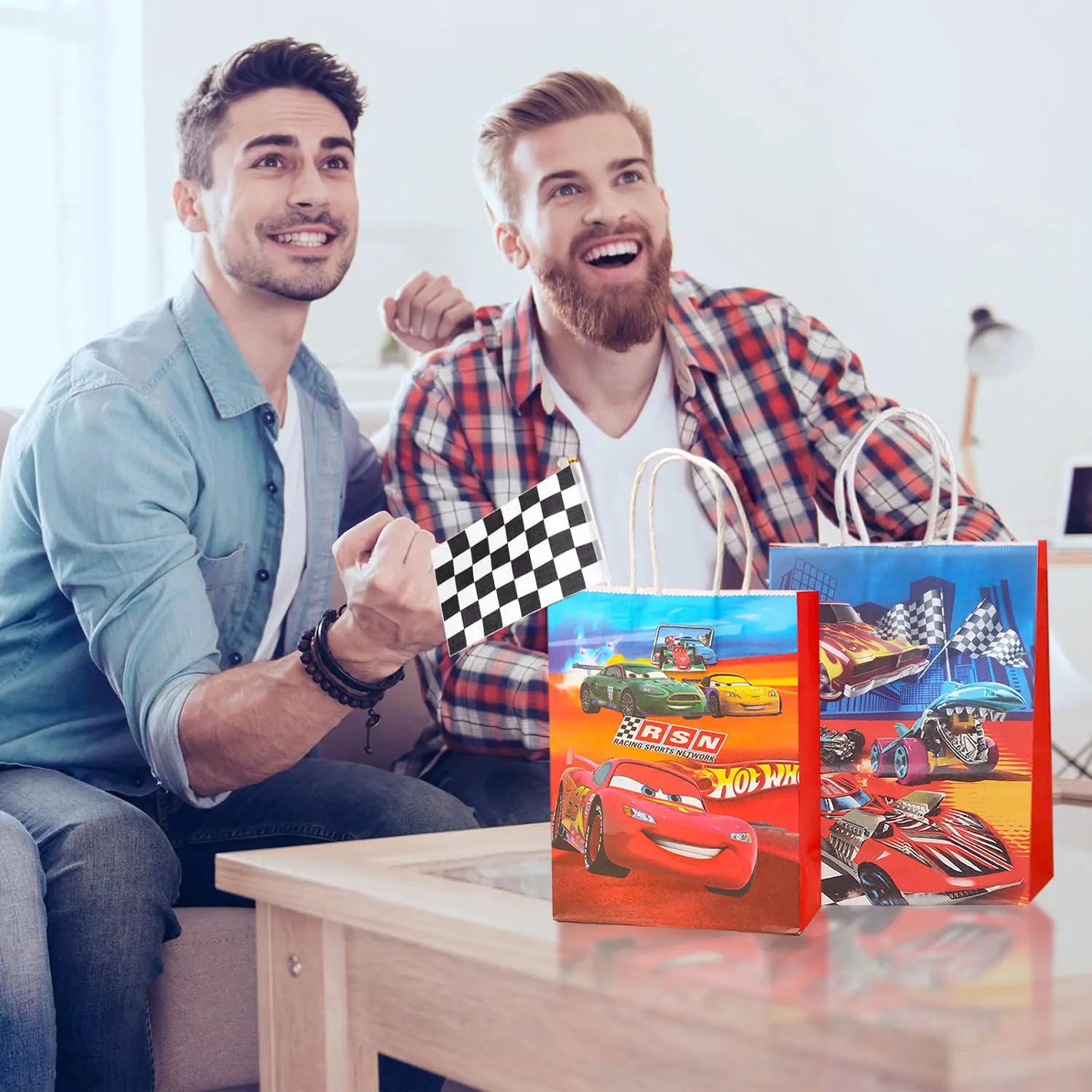 24pcs  Gift Bags Race Car