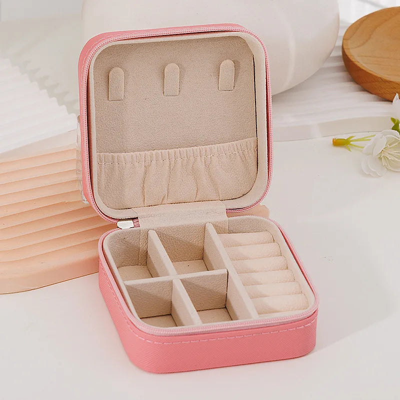 Double-layer Leather Jewlery Box