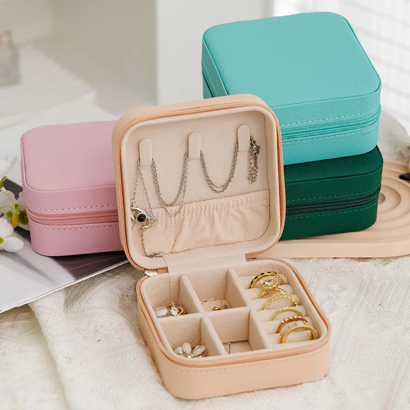 Double-layer Leather Jewlery Box
