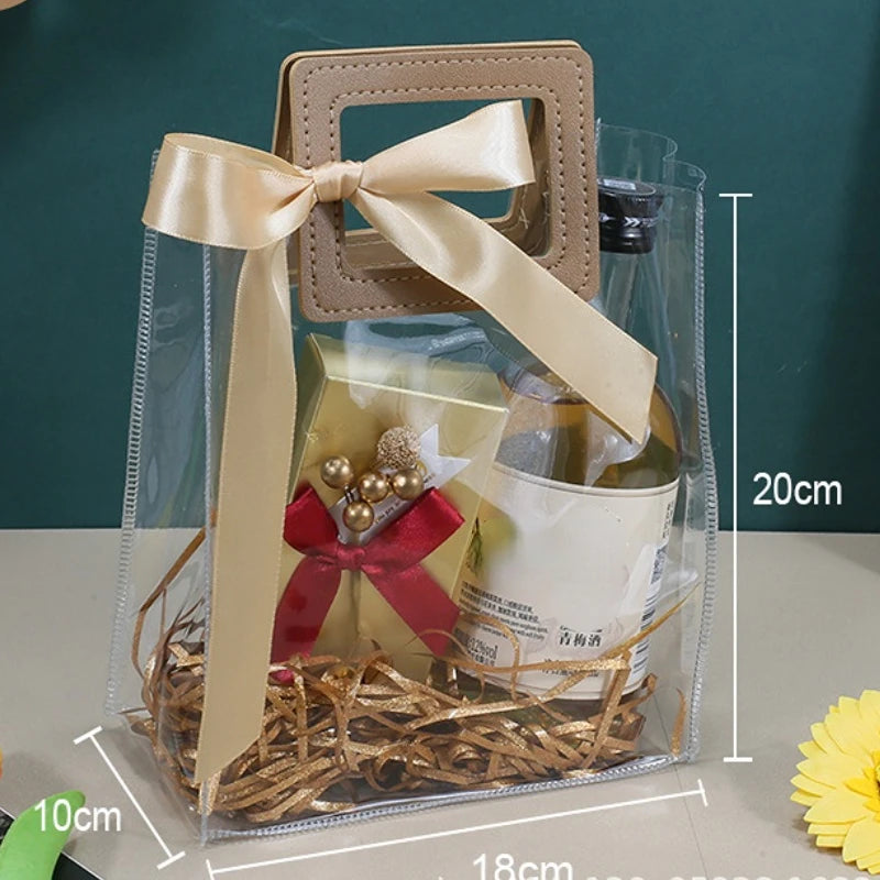 10 PCS Transparent PVC Gift Bags