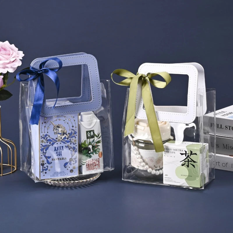 10 PCS Transparent PVC Gift Bags