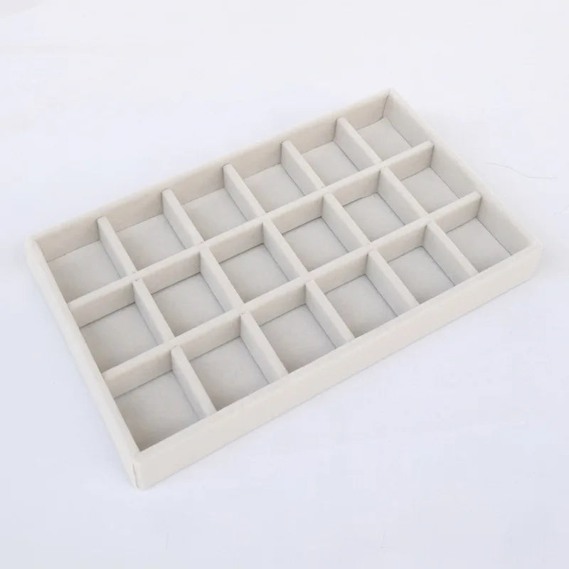 Velvet Jewelry Tray Case