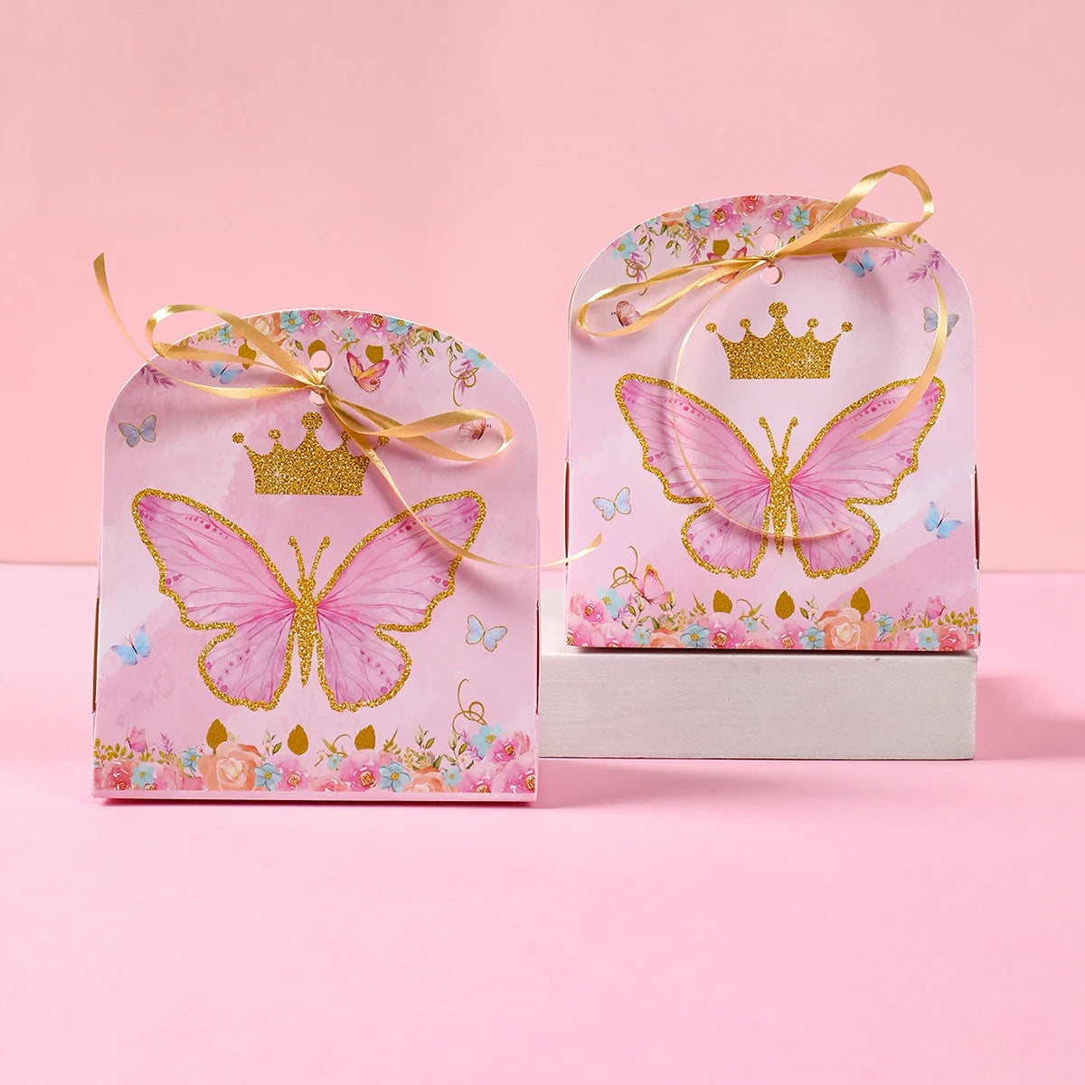 Purple Pink Butterfly Candy Box Spring Butterfly Theme