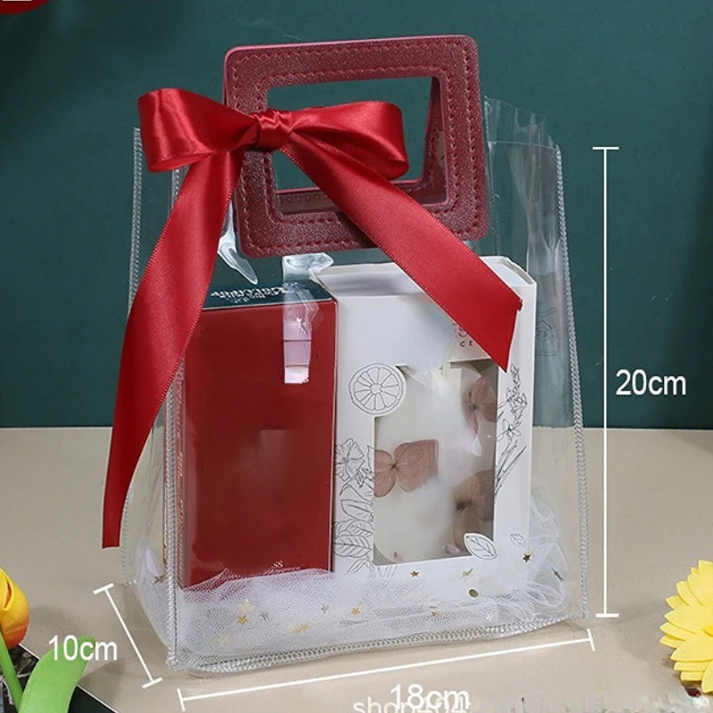 10 PCS Transparent PVC Gift Bags