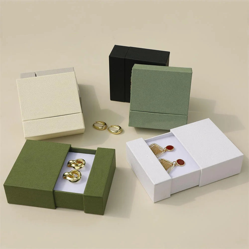 Thick Paper Drawer Jewelry Packaging Box