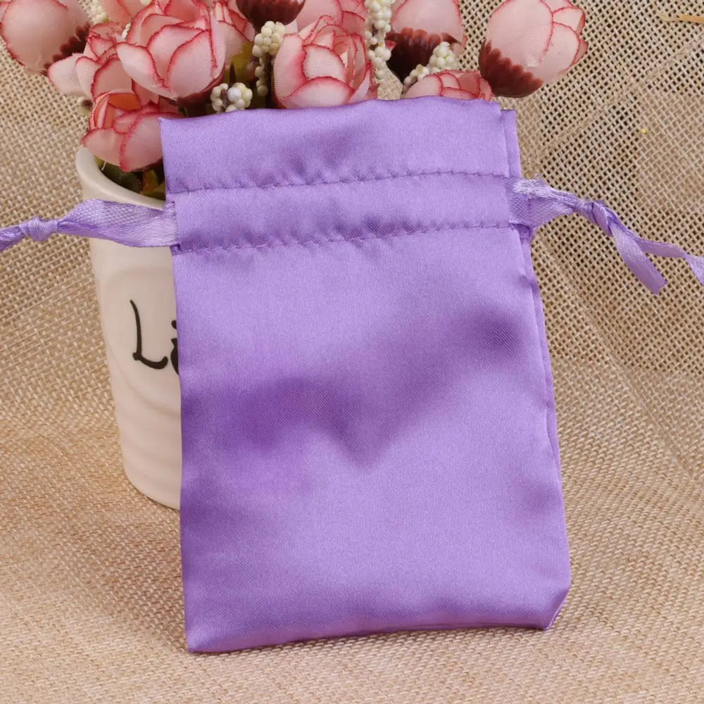 10/25/50pcs/ lot Silk Jewelry Gift Bag