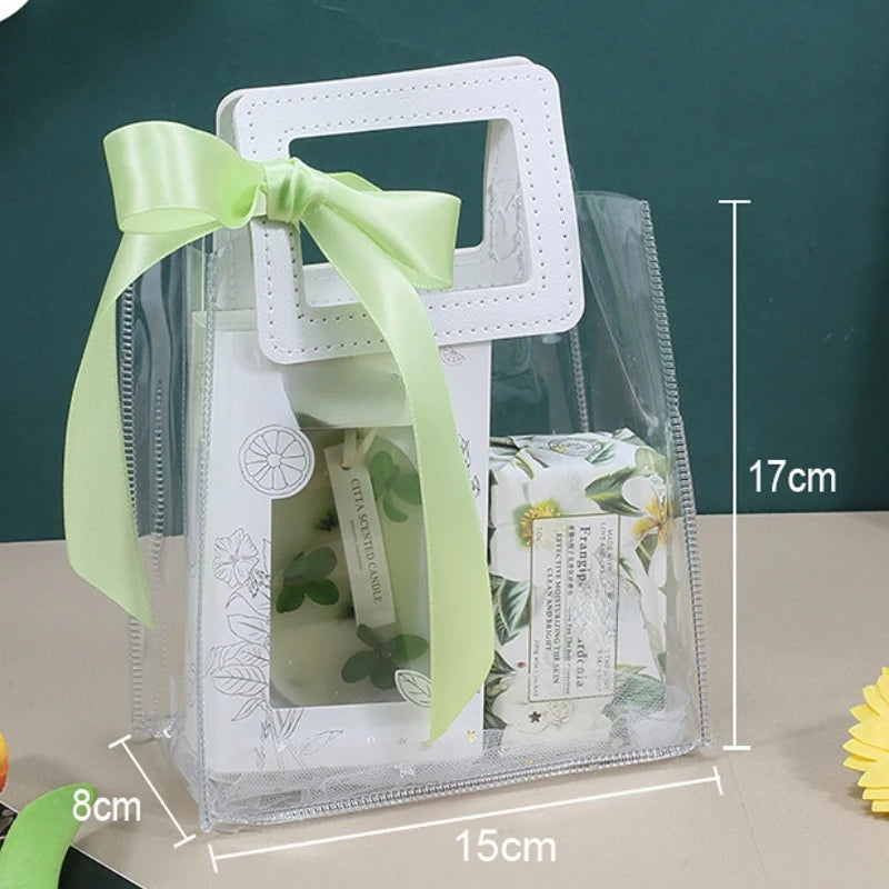 10 PCS Transparent PVC Gift Bags