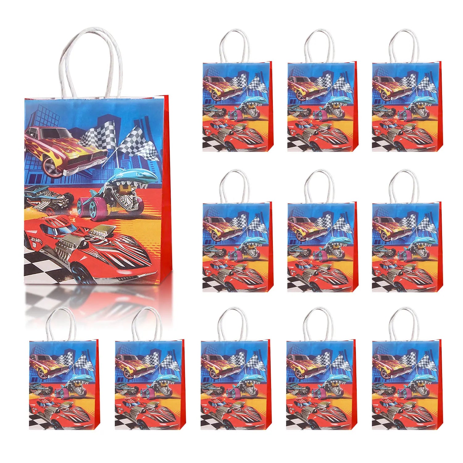 24pcs  Gift Bags Race Car