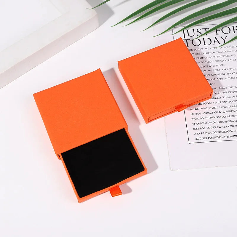 10Pcs Kraft Paper Drawer Jewelry
