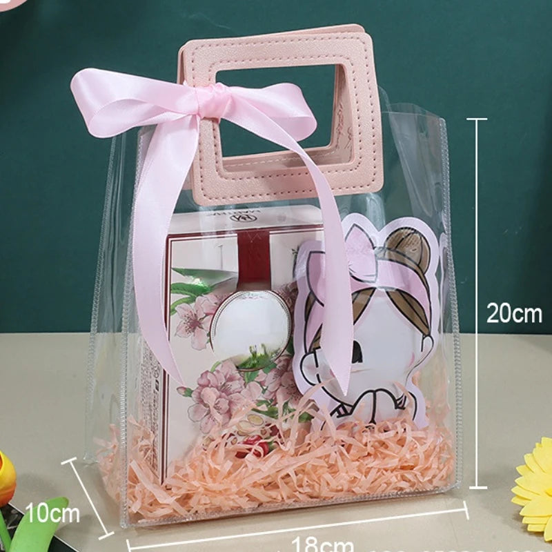 10 PCS Transparent PVC Gift Bags