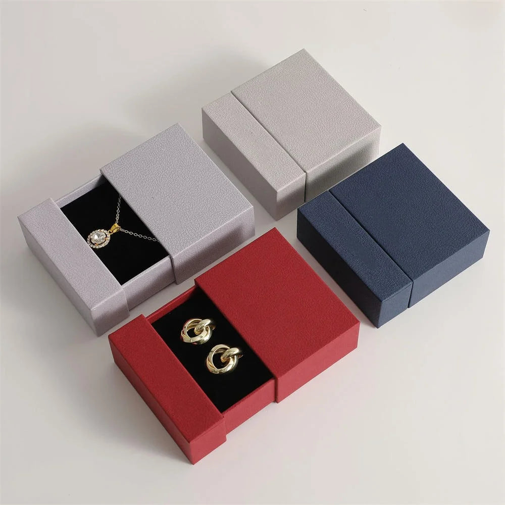 Thick Paper Drawer Jewelry Packaging Box