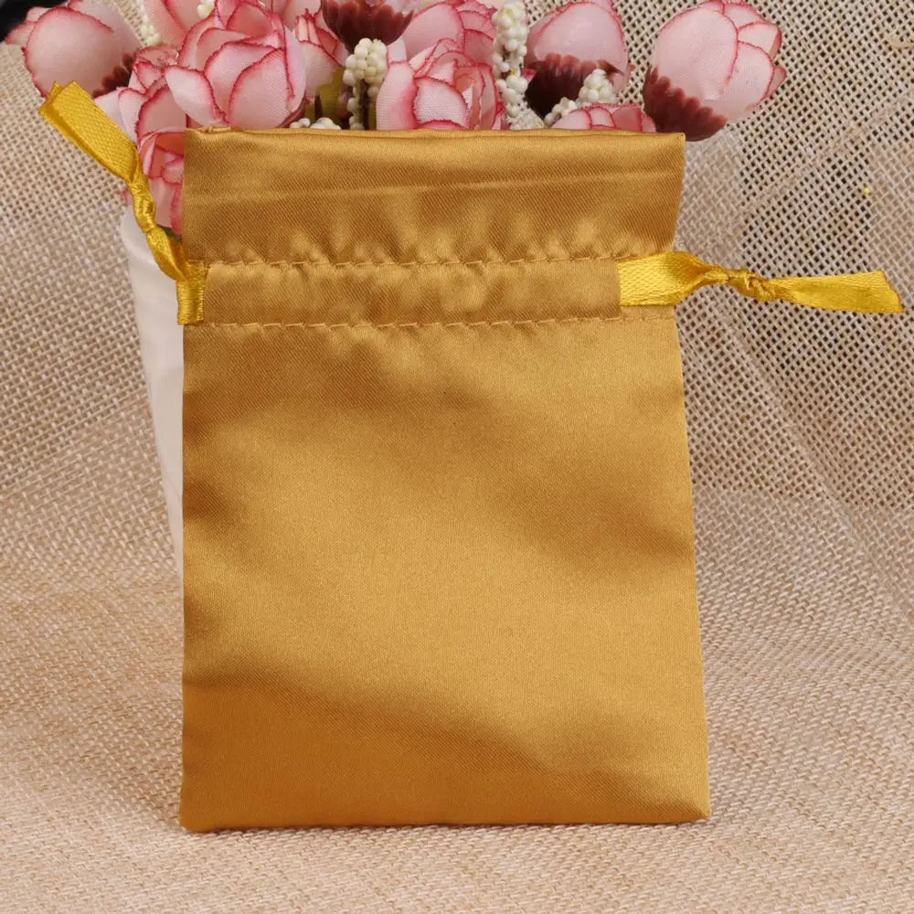 10/25/50pcs/ lot Silk Jewelry Gift Bag