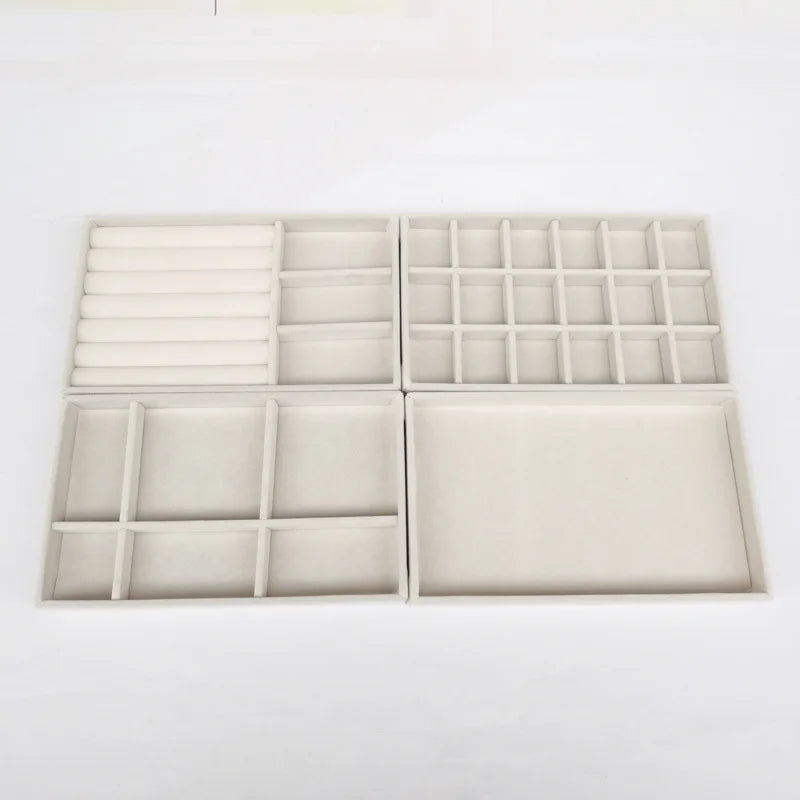 Velvet Jewelry Tray Case
