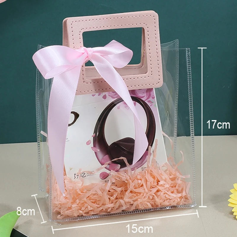 10 PCS Transparent PVC Gift Bags
