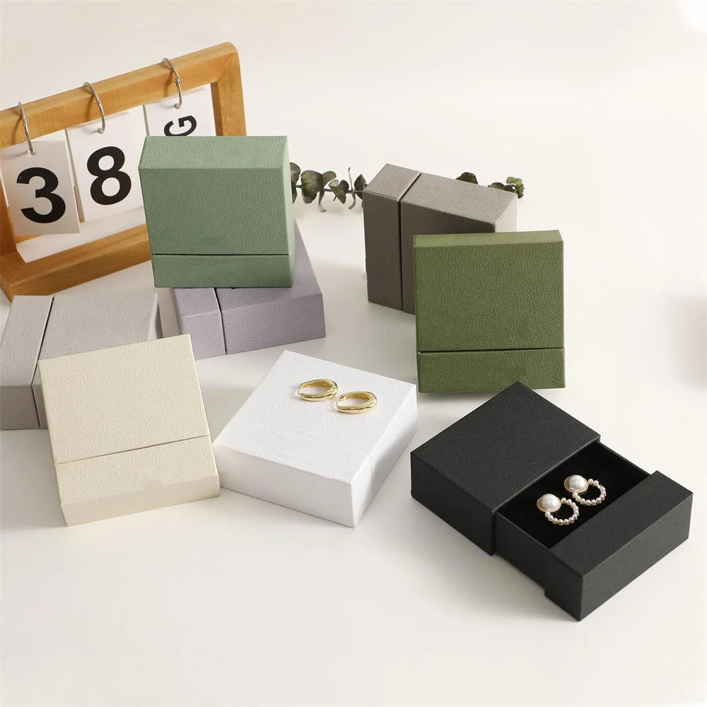 Thick Paper Drawer Jewelry Packaging Box