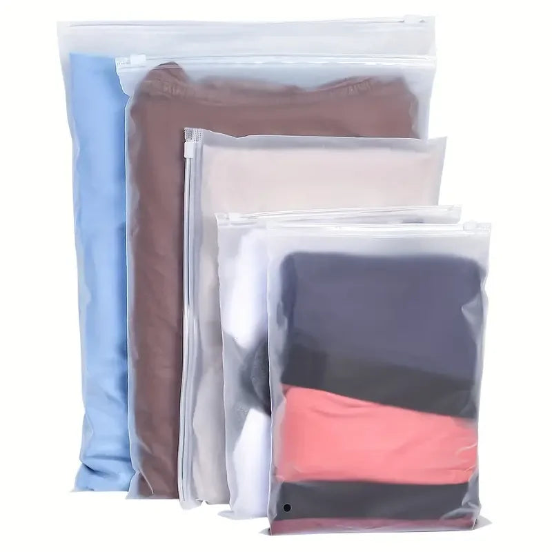 10pcs Frosted Plastic Packaging Bag