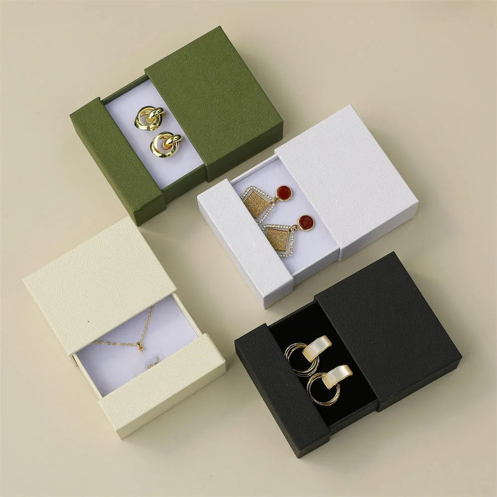 Thick Paper Drawer Jewelry Packaging Box