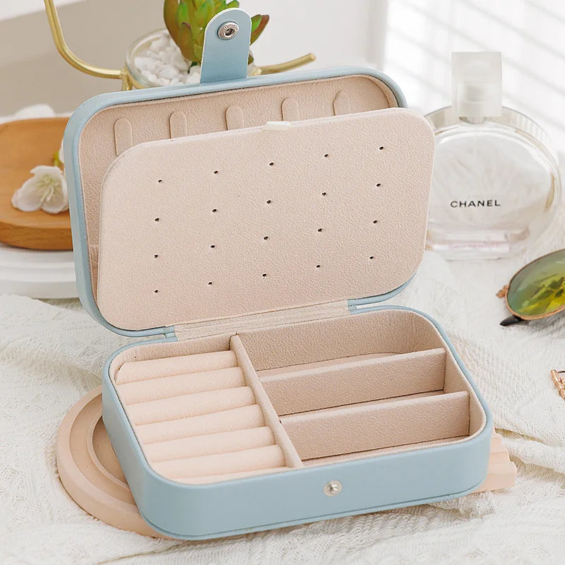 Double-layer Leather Jewlery Box