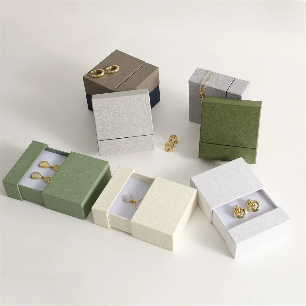 Thick Paper Drawer Jewelry Packaging Box