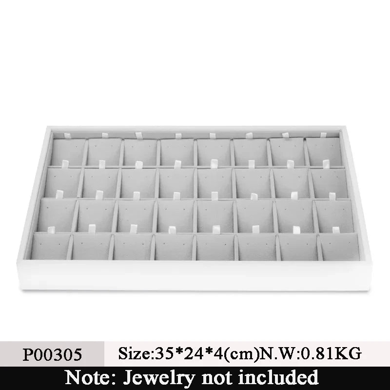 Soft Velvet Stackable Jewelry Tray Case Jewelry Display