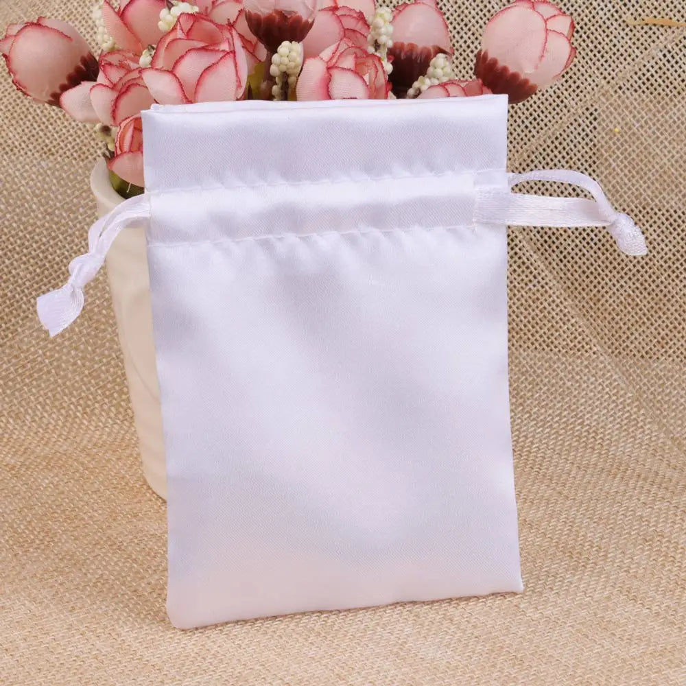 10/25/50pcs/ lot Silk Jewelry Gift Bag