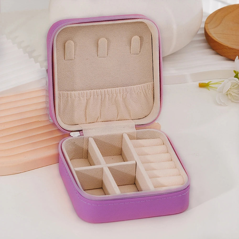 Double-layer Leather Jewlery Box
