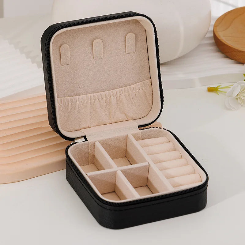 Double-layer Leather Jewlery Box